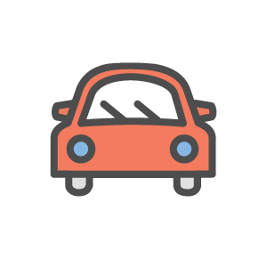 Icon of a car